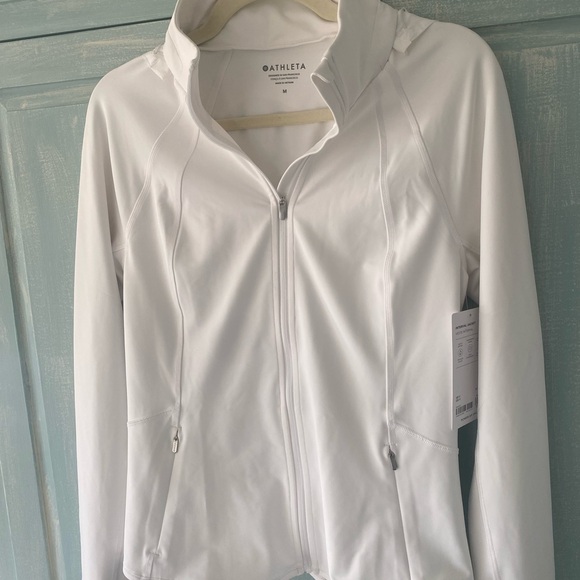 NWTs - Athleta White “Interval” Jacket - Medium - Picture 5 of 16